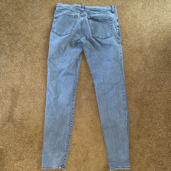 Gray Worn look skinny jeans size 32 - Picture 2 of 3